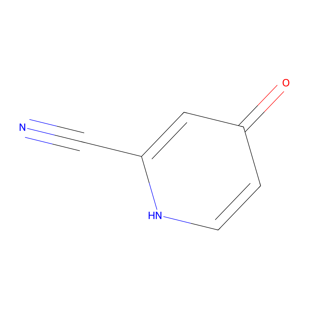 2-Cyano-4-hydroxypyridine molecular structure, CAS 475057-86-4