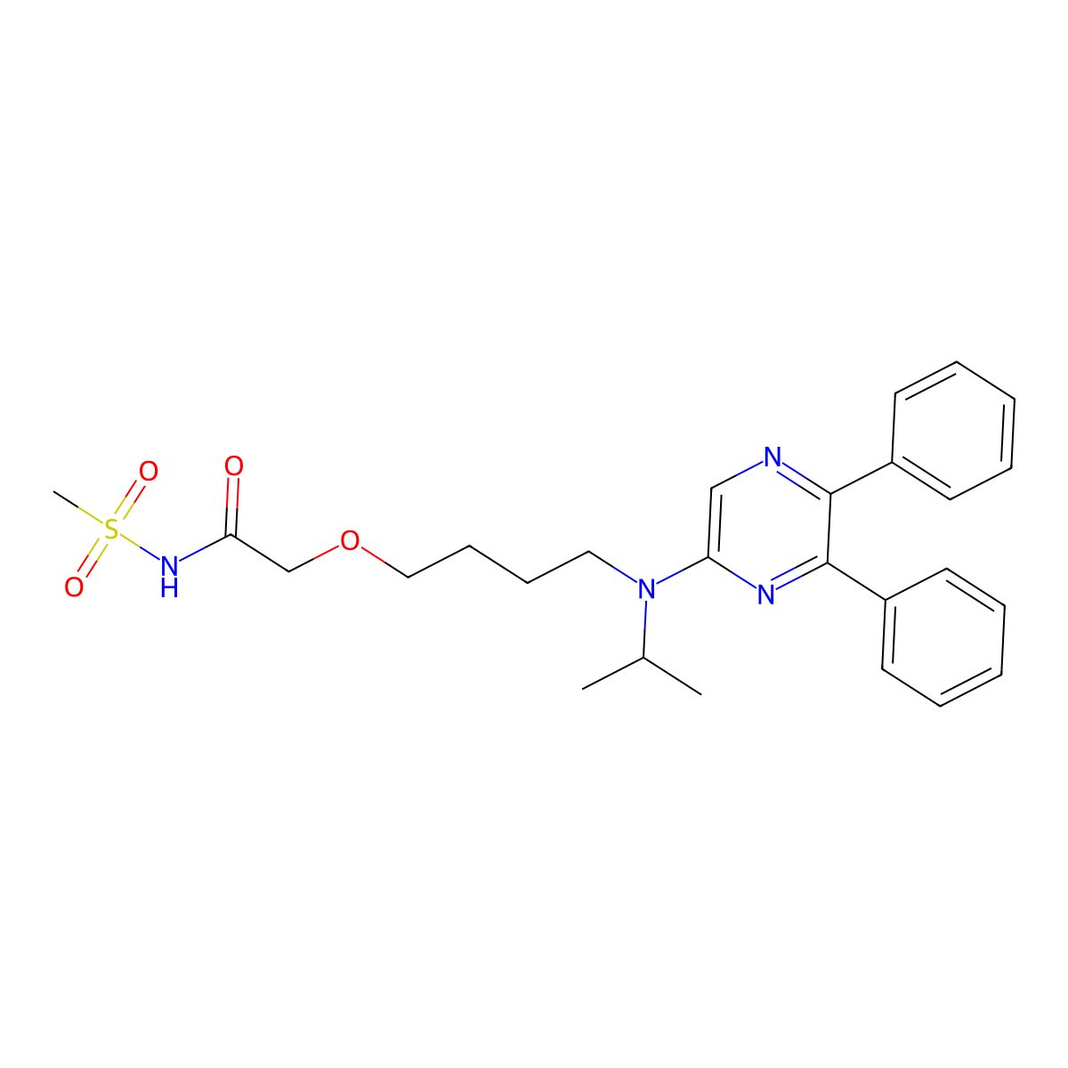 Selexipag molecular structure, CAS 475086-01-2