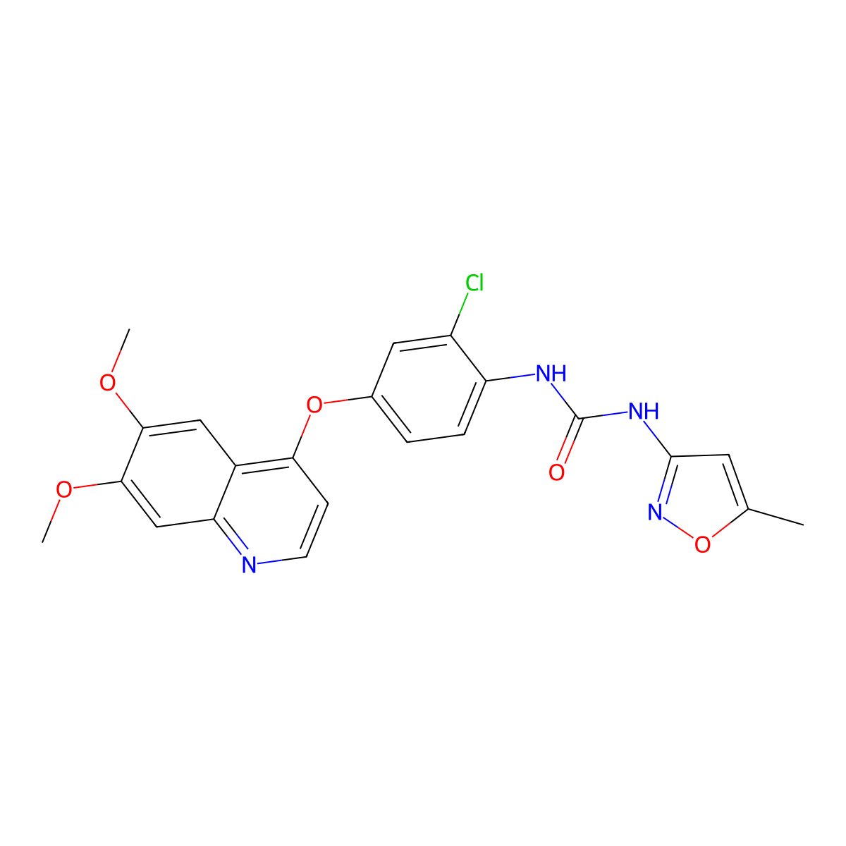Tivozanib molecular structure, CAS 475108-18-0