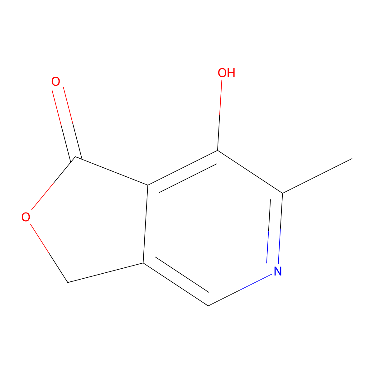4-Pyridoxolactone molecular structure, CAS 4753-19-9