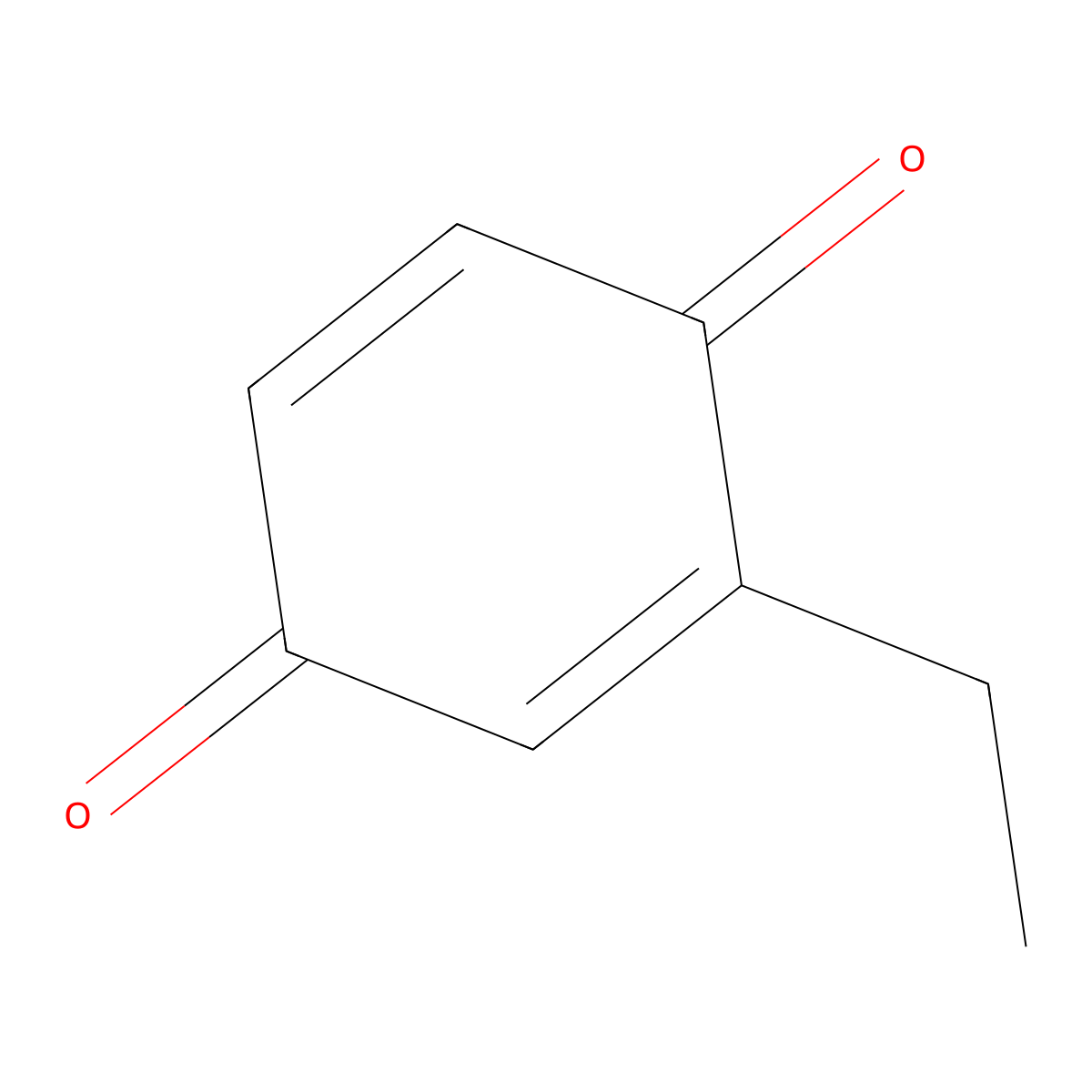 Ethyl-1,4-benzoquinone molecular structure, CAS 4754-26-1