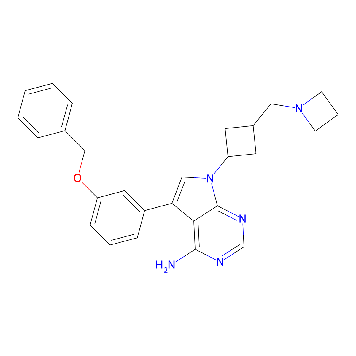 Nvp-aew541 molecular structure, CAS 475488-34-7