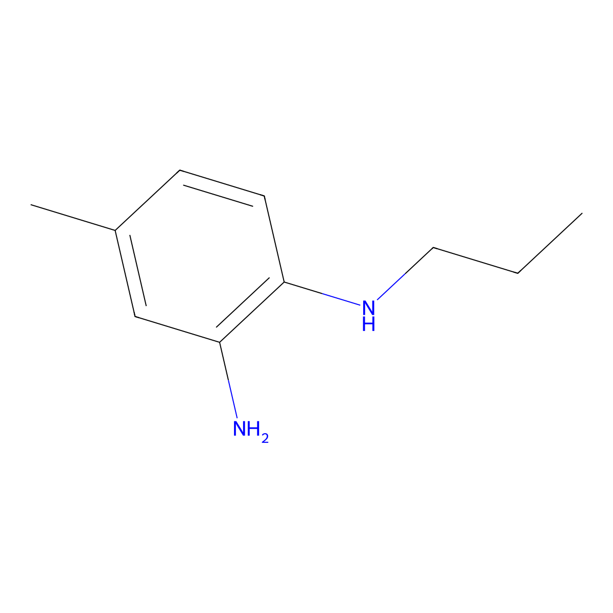 4-methyl-N1-propylbenzene-1,2-diamine molecular structure, CAS 475489-74-8