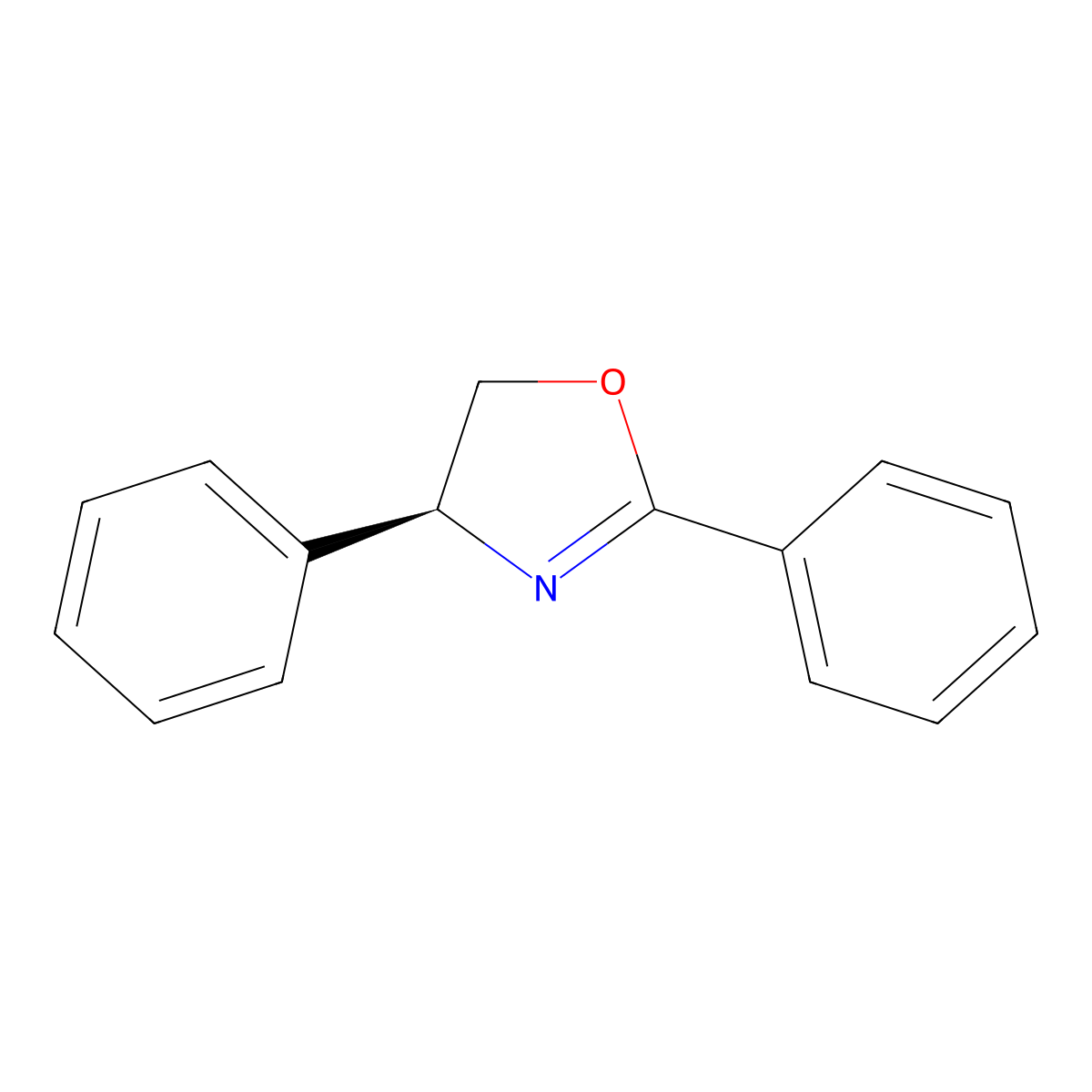 (S)-2,4-Diphenyl-4,5-dihydrooxazole molecular structure, CAS 475571-19-8