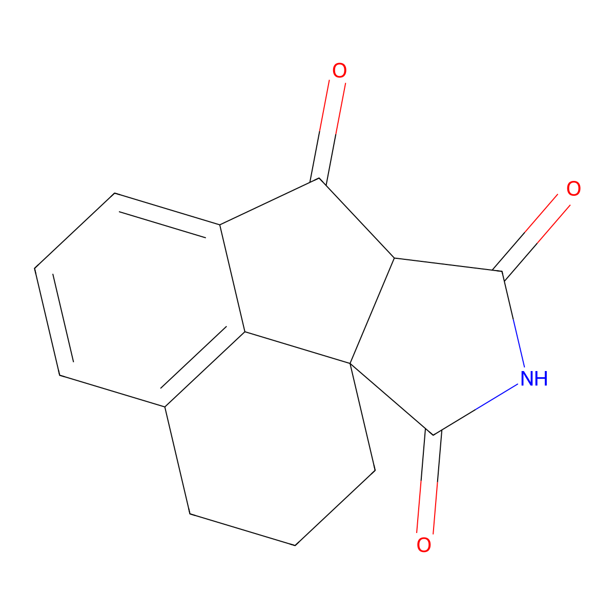 5,6-Dihydro-1H,4H-acenaphtho(1,8a-c)pyrrole-1,3,10(2H,10aH)-trione molecular structure, CAS 4756-92-7