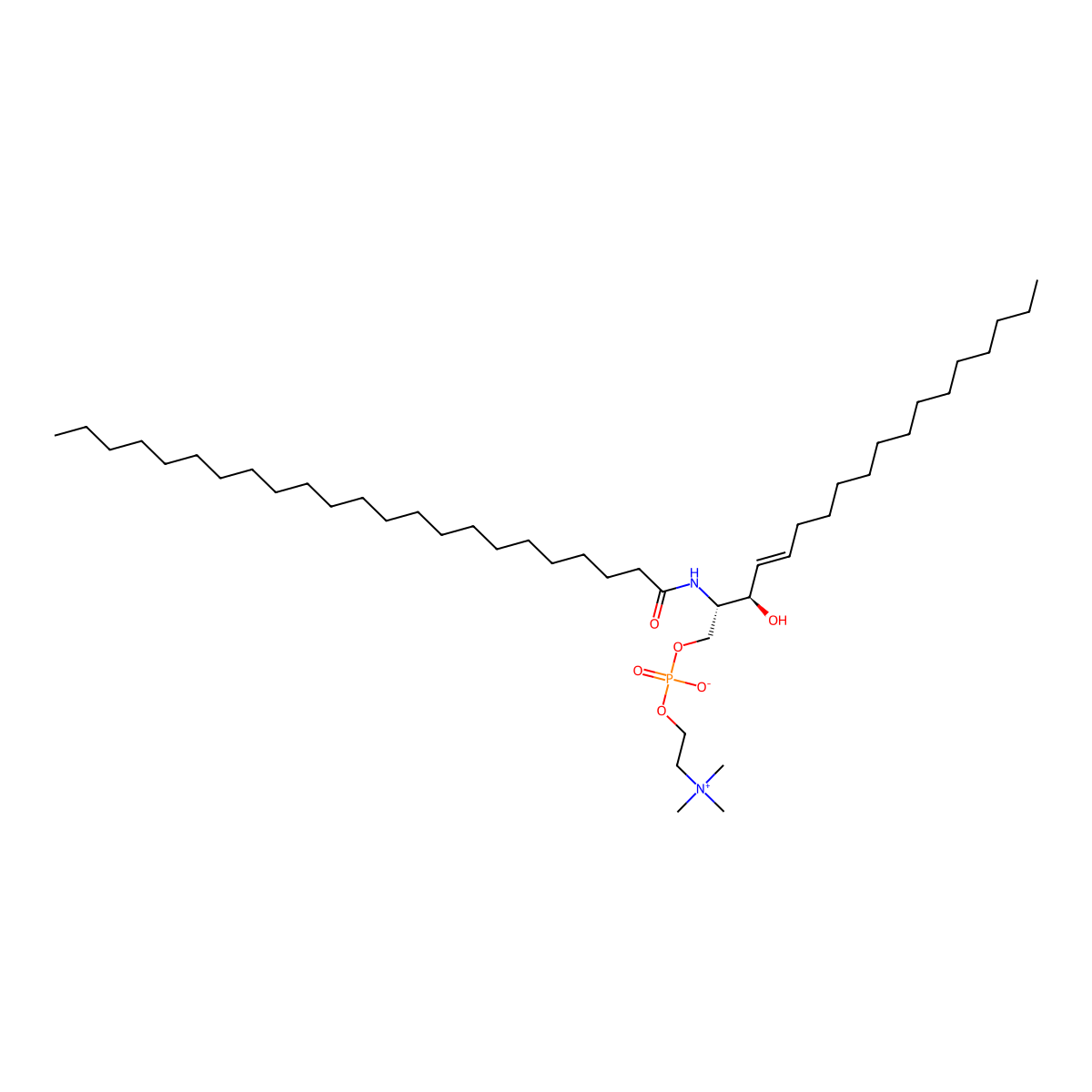 SM(d18:1/23:0) molecular structure, CAS 475662-40-9