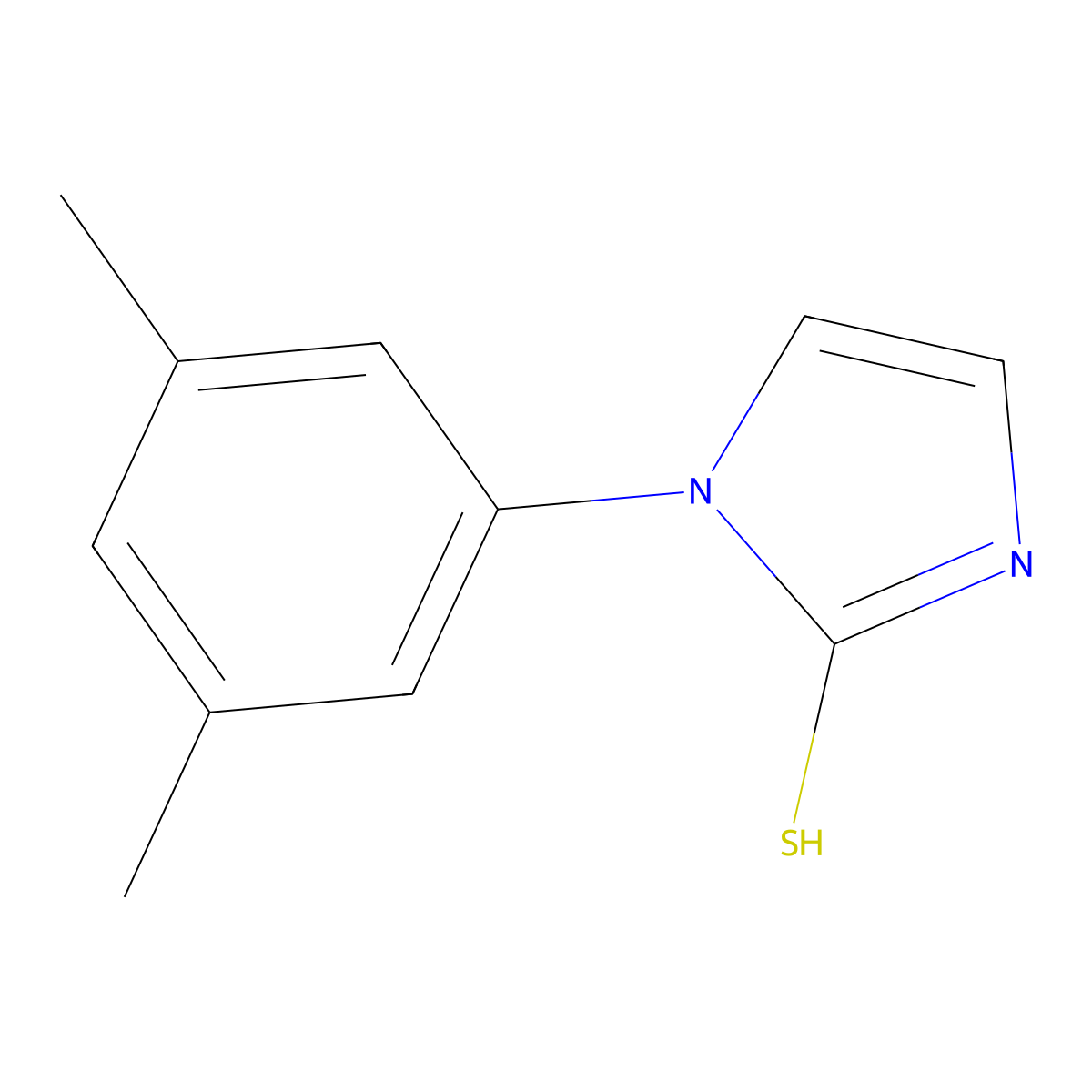 1-(3,5-dimethylphenyl)-1H-imidazole-2-thiol molecular structure, CAS 475997-95-6
