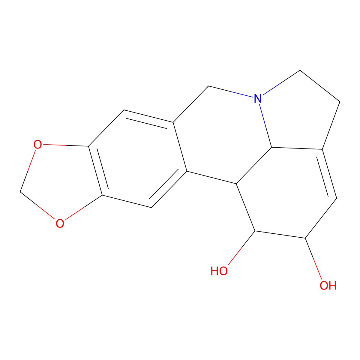 Lycorine molecular structure, CAS 476-28-8