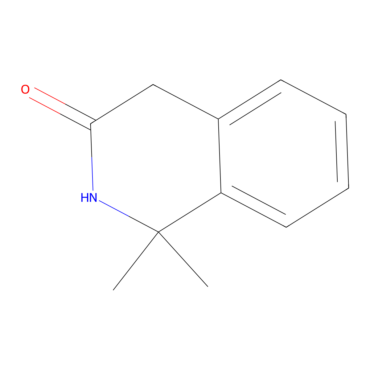 1,1-Dimethyl-1,2-dihydroisoquinolin-3(4H)-one molecular structure, CAS 476172-97-1