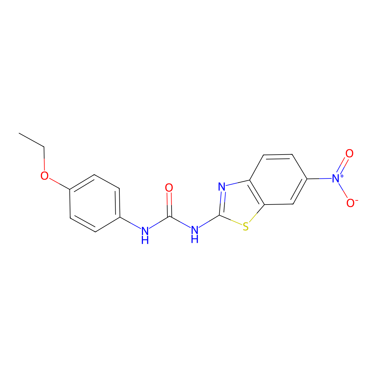 1-(4-Ethoxyphenyl)-3-(6-nitro-1,3-benzothiazol-2-yl)urea molecular structure, CAS 476323-88-3