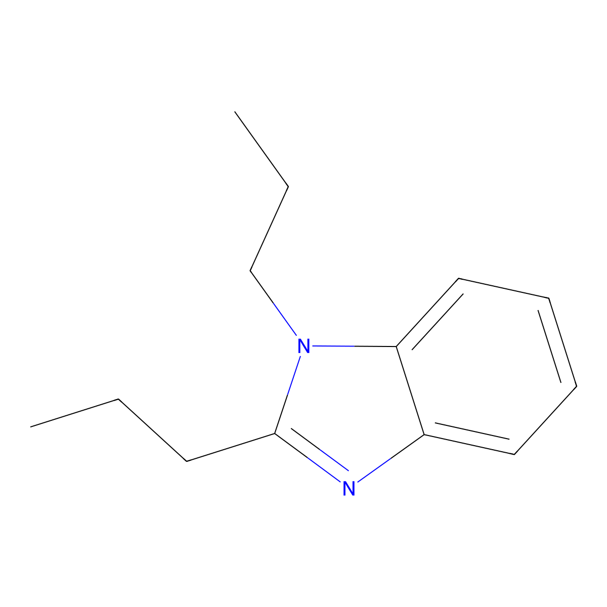 1,2-Dipropylbenzimidazole molecular structure, CAS 476324-79-5