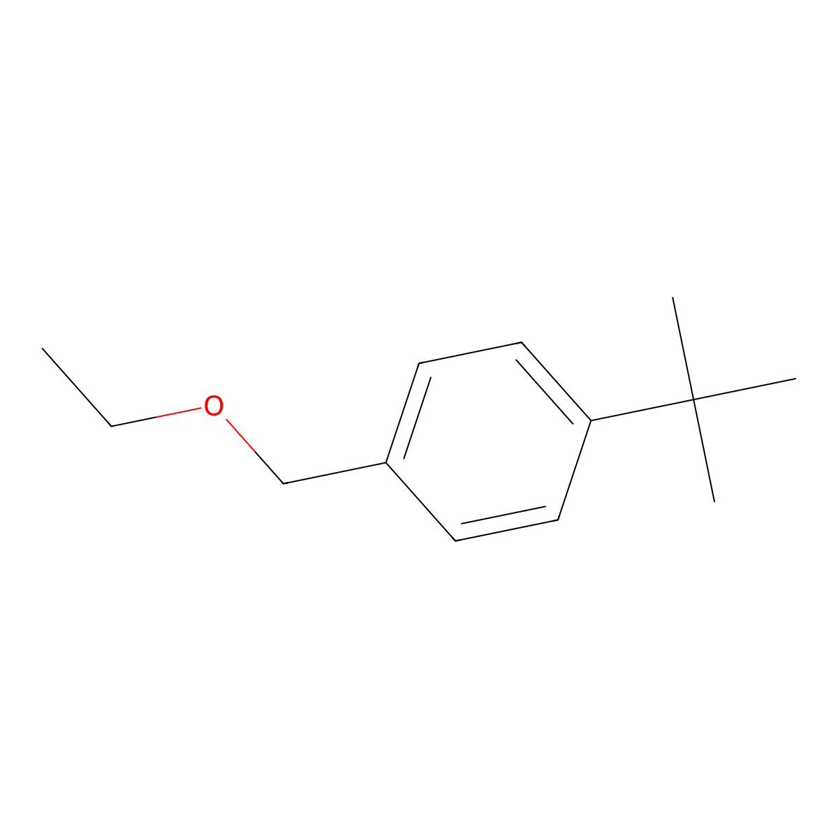 Benzene, 1-ethoxymethyl-4-tert-butyl- molecular structure, CAS 476370-48-6