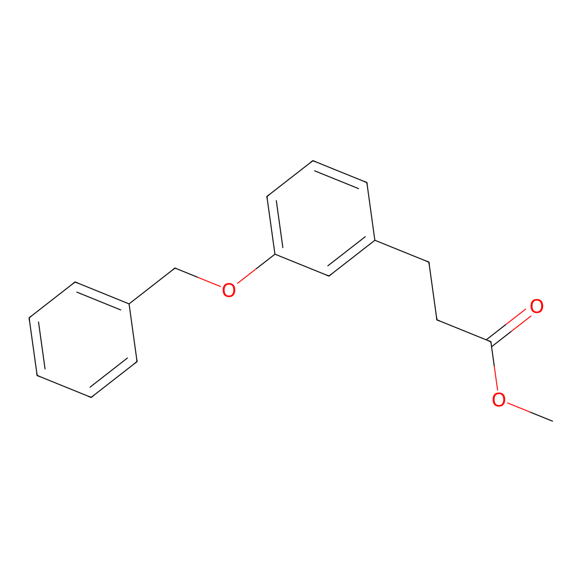 Methyl 3-[3-(benzyloxy)phenyl]propanoate molecular structure, CAS 476458-89-6