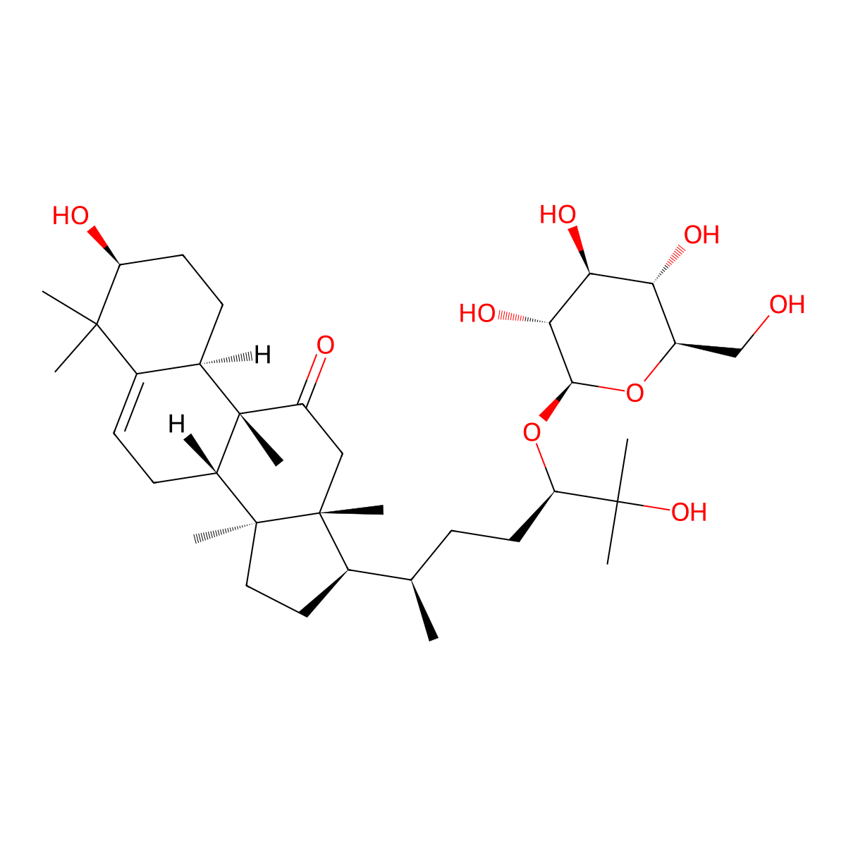 11-Oxomogroside I A1 molecular structure, CAS 476468-78-7