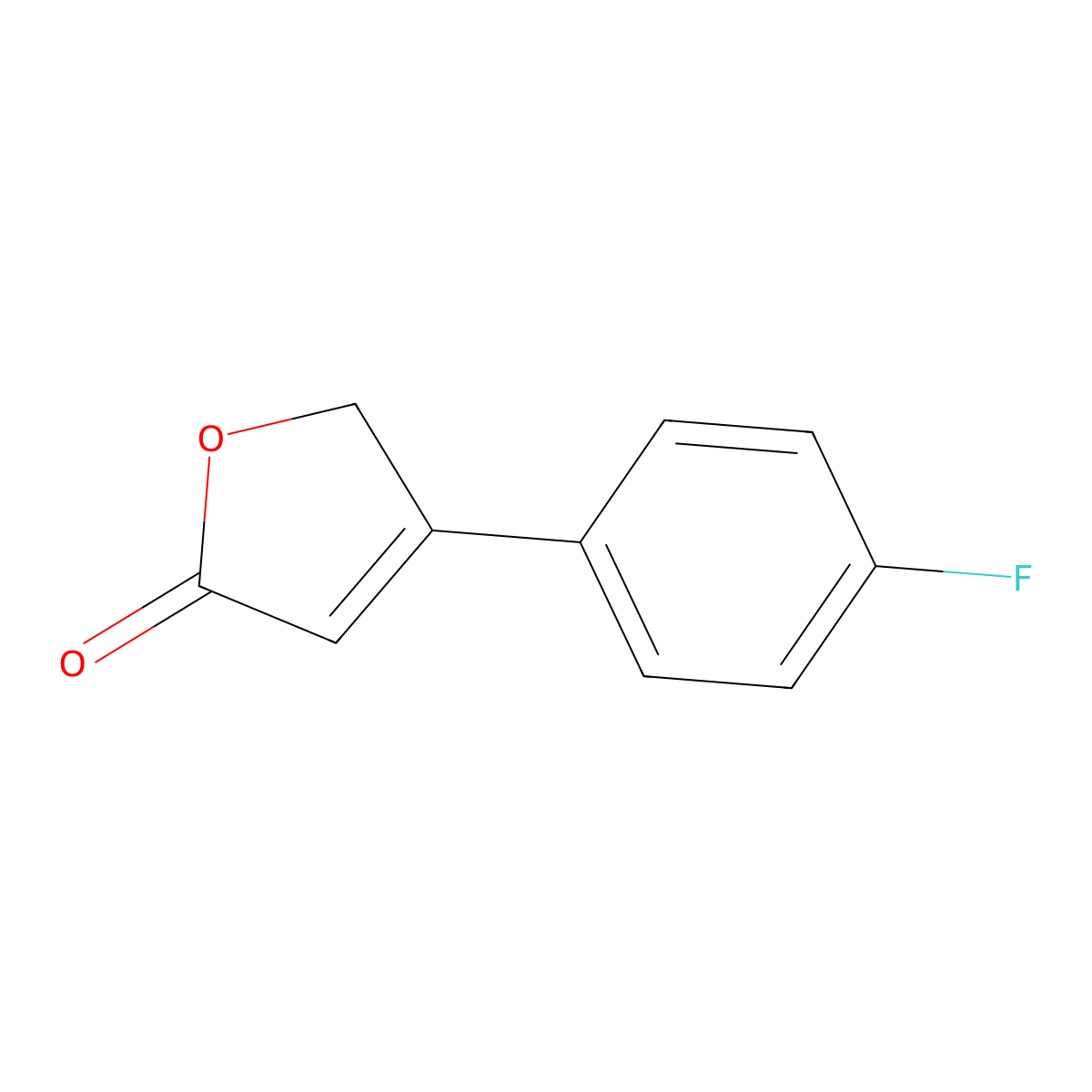 4-(4-fluorophenyl)-2(5H)-furanone molecular structure, CAS 476471-02-0