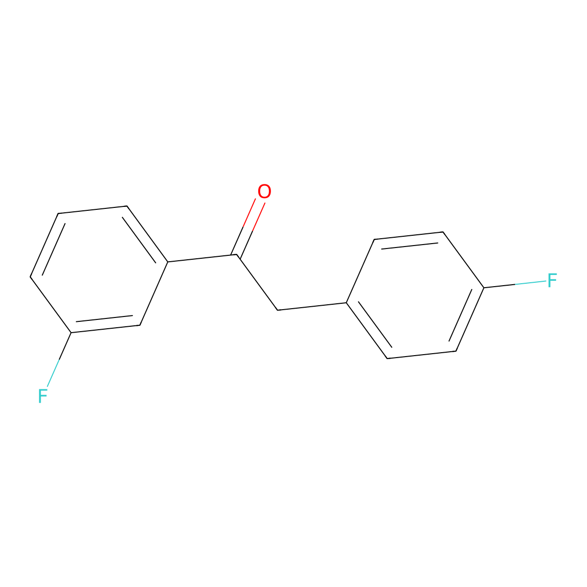 1-(3-Fluorophenyl)-2-(4-fluorophenyl)ethanone molecular structure, CAS 476472-53-4