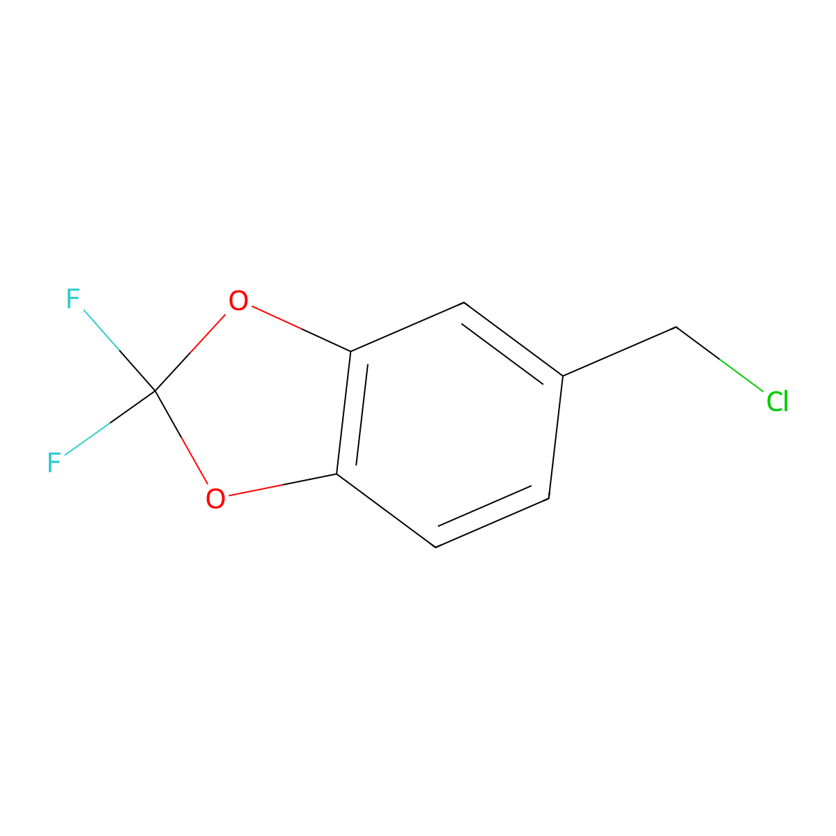 5-(Chloromethyl)-2,2-difluorobenzo[d][1,3]dioxole molecular structure, CAS 476473-97-9