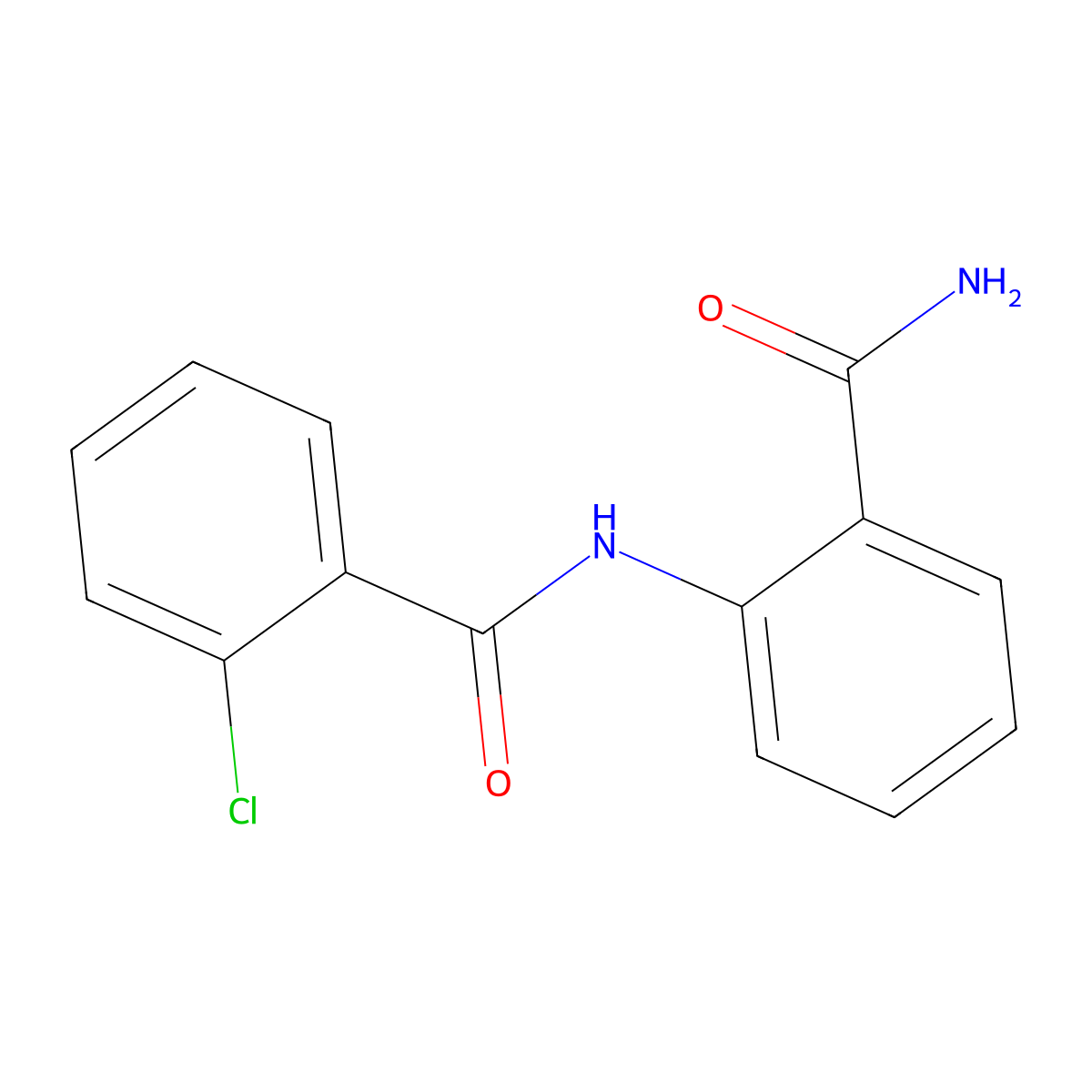 2-[(2-Chlorobenzoyl)amino]benzamide molecular structure, CAS 4765-49-5