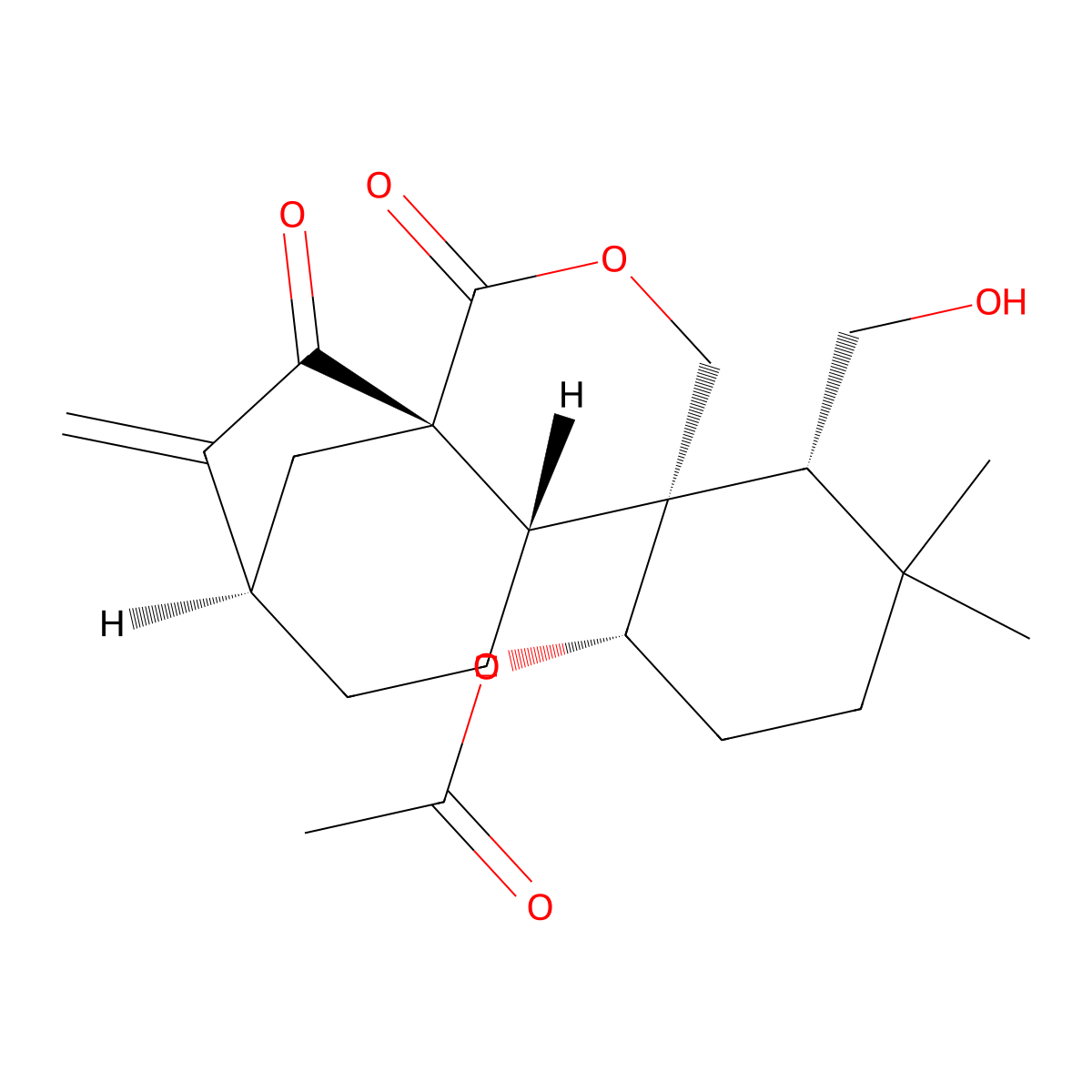 Lushanrubescensin H molecular structure, CAS 476640-22-9