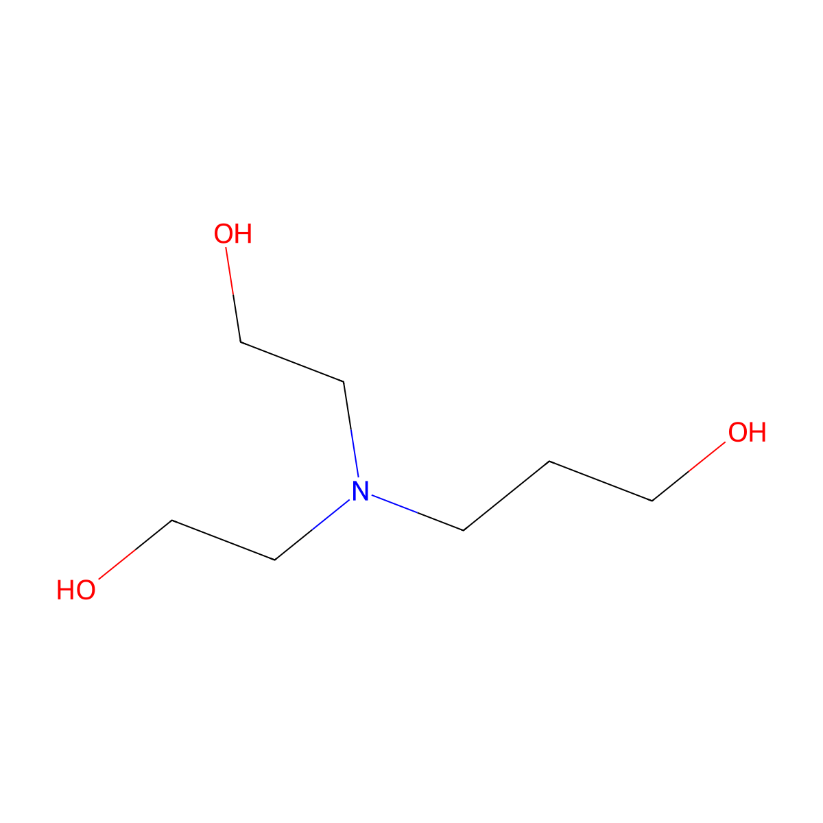 3-(Bis(2-hydroxyethyl)amino)propan-1-ol molecular structure, CAS 4767-14-0
