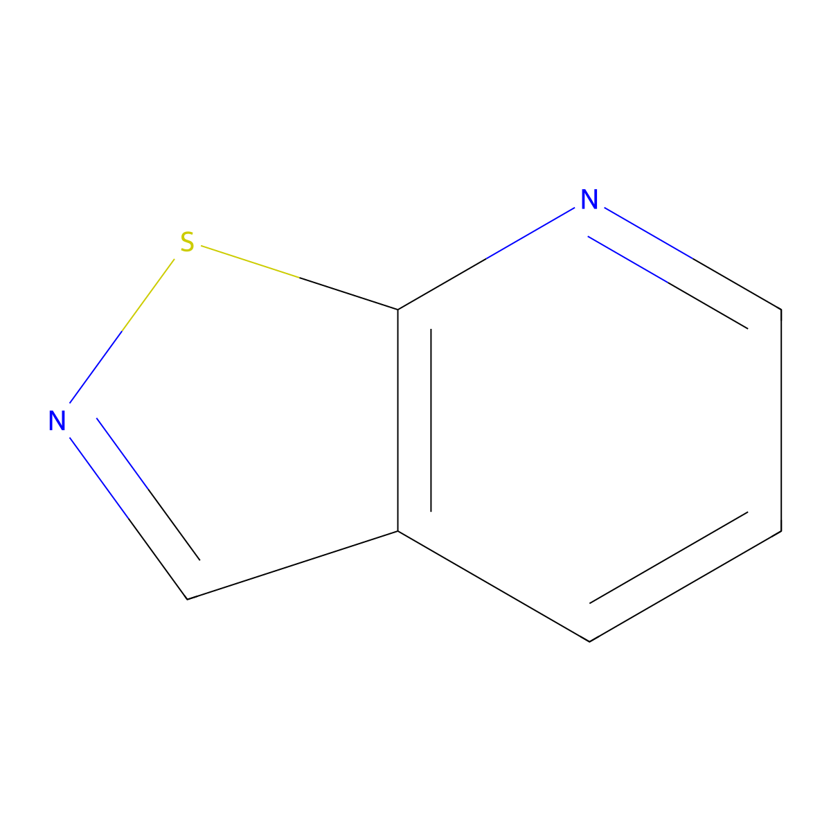 Isothiazolo(5,4-b)pyridine molecular structure, CAS 4767-80-0