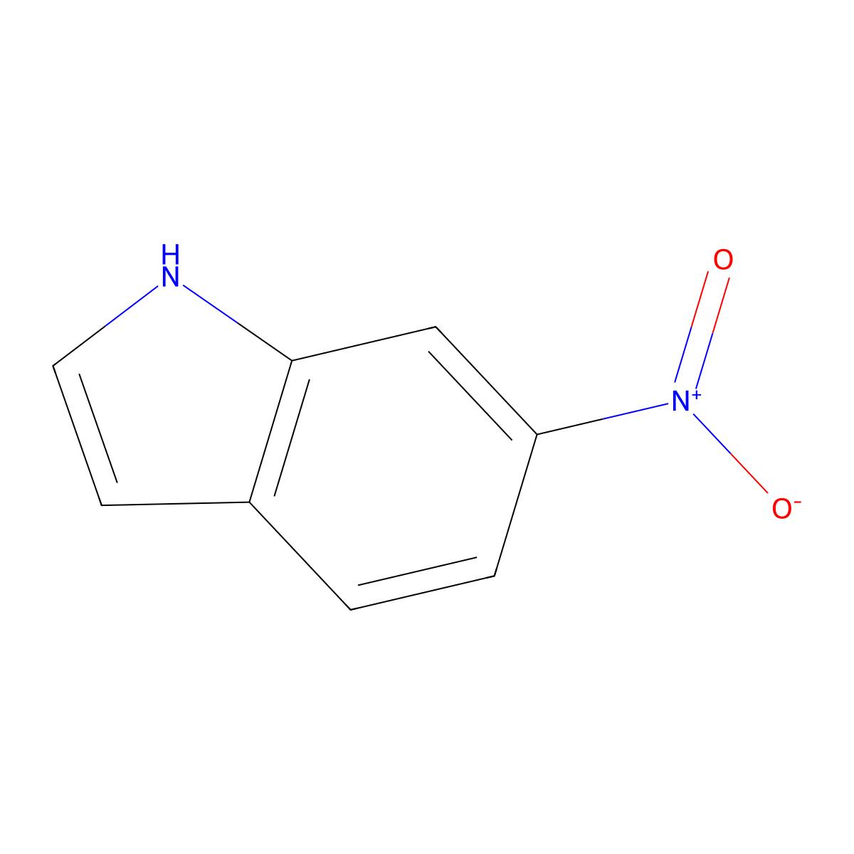 6-Nitro-1H-indole molecular structure, CAS 4769-96-4