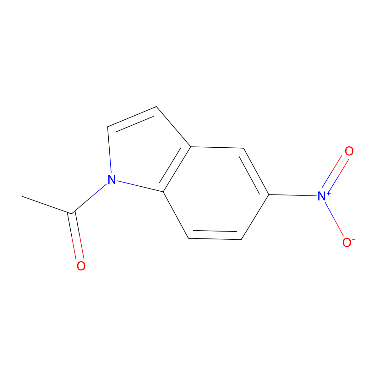 N-acetyl-5-nitroindole molecular structure, CAS 4769-98-6