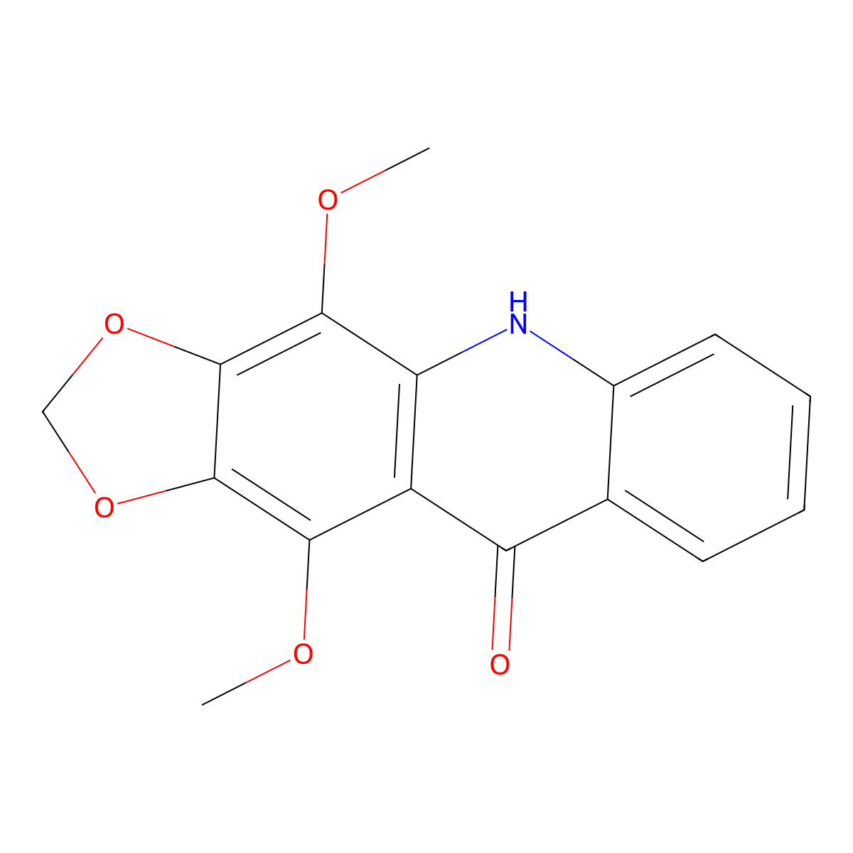 Xanthevodine molecular structure, CAS 477-78-1