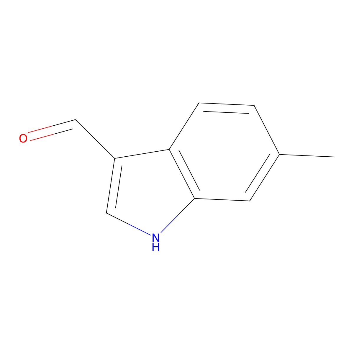 6-Methylindole-3-carboxaldehyde molecular structure, CAS 4771-49-7