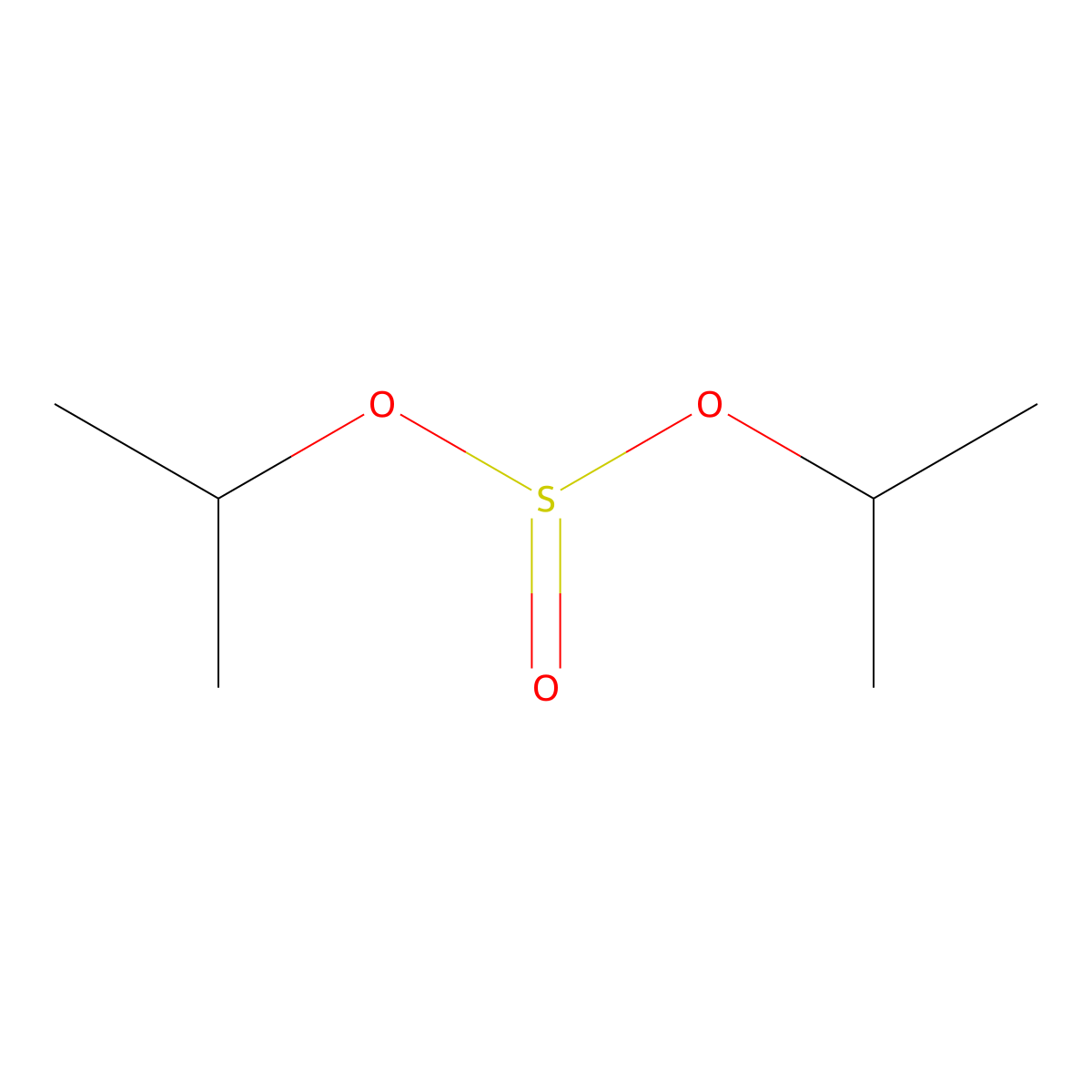Diisopropyl Sulfite molecular structure, CAS 4773-13-1