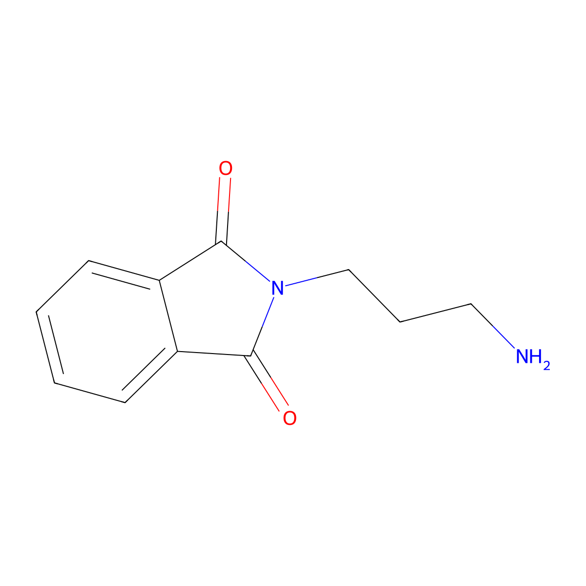 2-(3-Aminopropyl)-1H-isoindole-1,3(2H)-dione molecular structure, CAS 4773-14-2