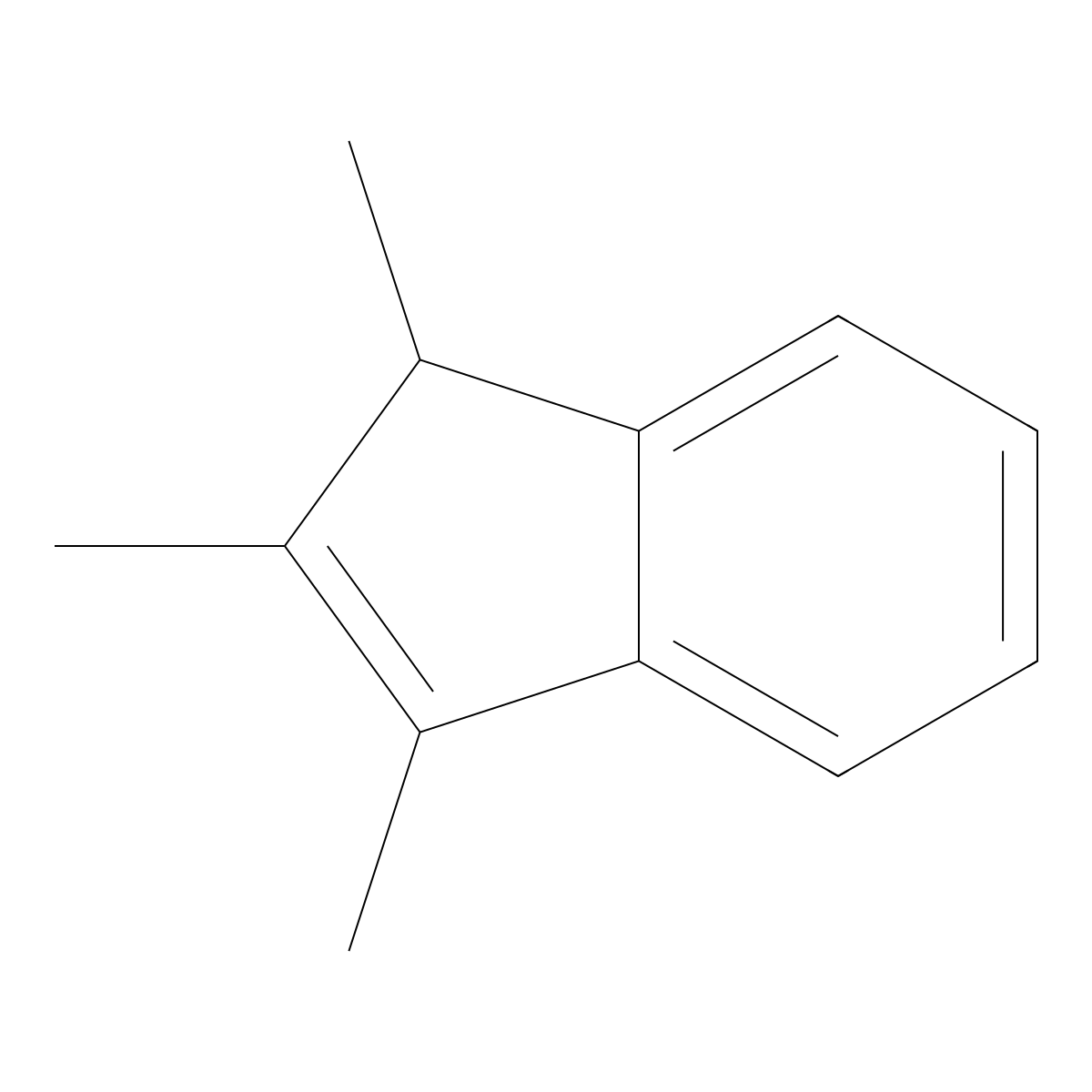 1,2,3-Trimethylindene molecular structure, CAS 4773-83-5