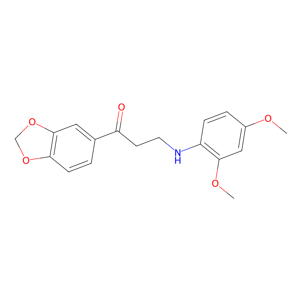1-(1,3-Benzodioxol-5-YL)-3-(2,4-dimethoxyanilino)-1-propanone molecular structure, CAS 477319-03-2