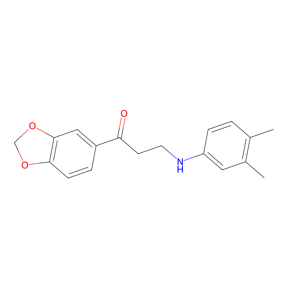 1-(1,3-Benzodioxol-5-YL)-3-(3,4-dimethylanilino)-1-propanone molecular structure, CAS 477319-12-3
