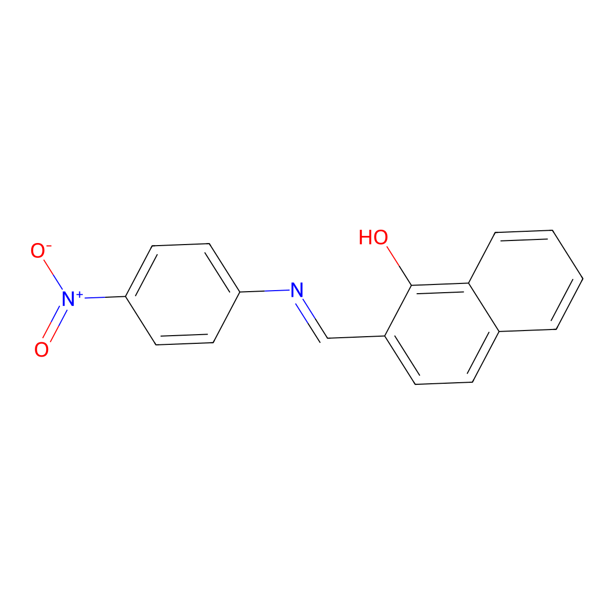 2-[(4-Nitroanilino)methylidene]naphthalen-1(2H)-one molecular structure, CAS 477320-27-7