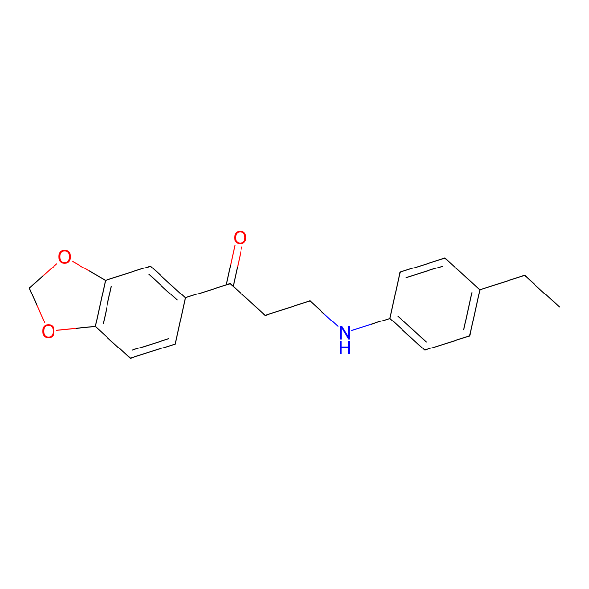 1-(1,3-Benzodioxol-5-YL)-3-(4-ethylanilino)-1-propanone molecular structure, CAS 477320-40-4