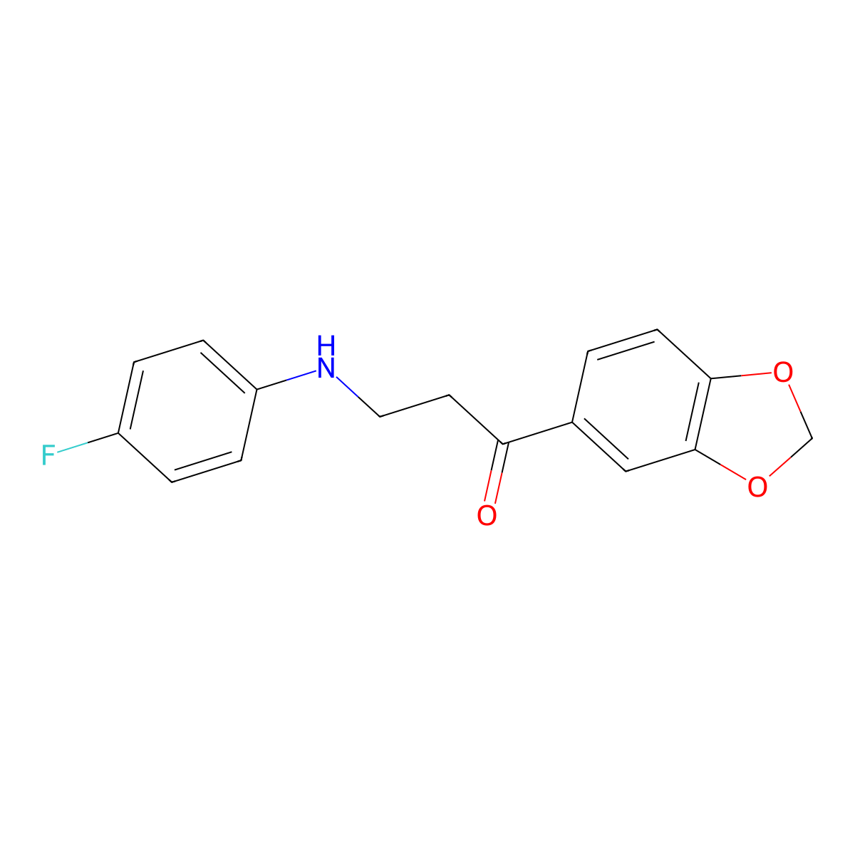 1-(1,3-Benzodioxol-5-YL)-3-(4-fluoroanilino)-1-propanone molecular structure, CAS 477320-48-2