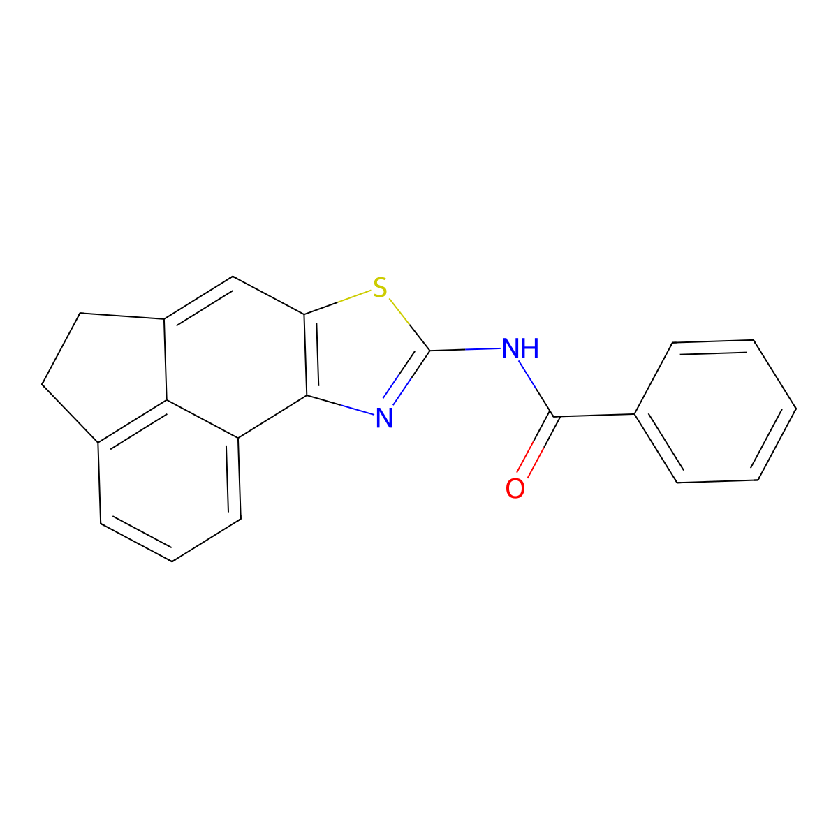 N-{5-thia-3-azatetracyclo[6.6.1.0^{2,6}.0^{11,15}]pentadeca-1(15),2(6),3,7,11,13-hexaen-4-yl}benzamide molecular structure, CAS 477325-62-5