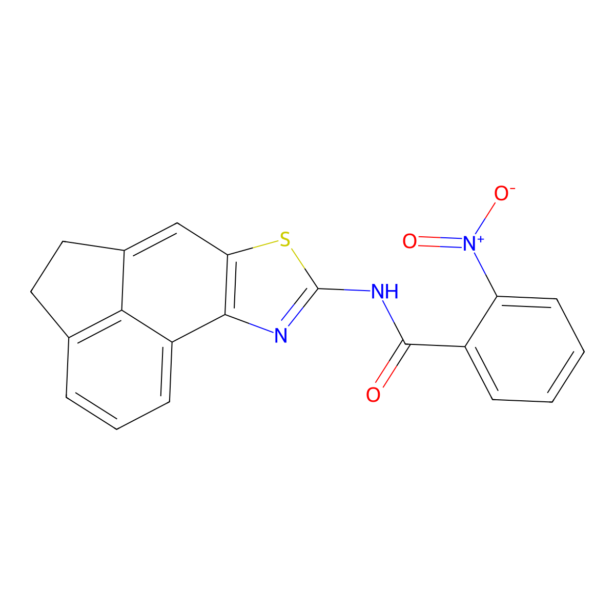2-nitro-N-{5-thia-3-azatetracyclo[6.6.1.0^{2,6}.0^{11,15}]pentadeca-1(15),2(6),3,7,11,13-hexaen-4-yl}benzamide molecular structure, CAS 477325-70-5