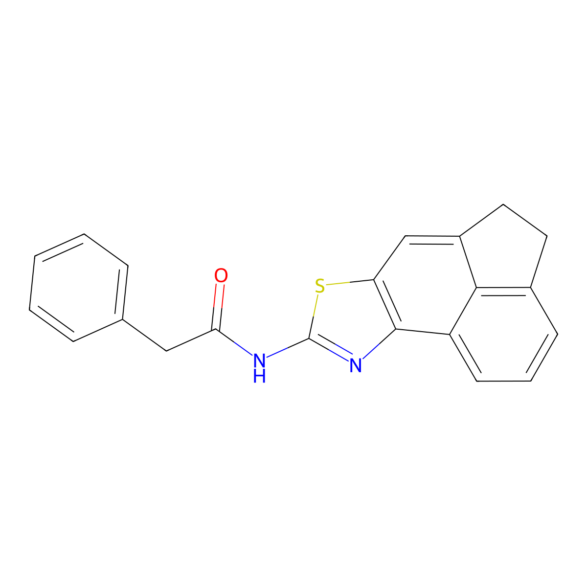 2-phenyl-N-{5-thia-3-azatetracyclo[6.6.1.0^{2,6}.0^{11,15}]pentadeca-1(15),2(6),3,7,11,13-hexaen-4-yl}acetamide molecular structure, CAS 477325-82-9