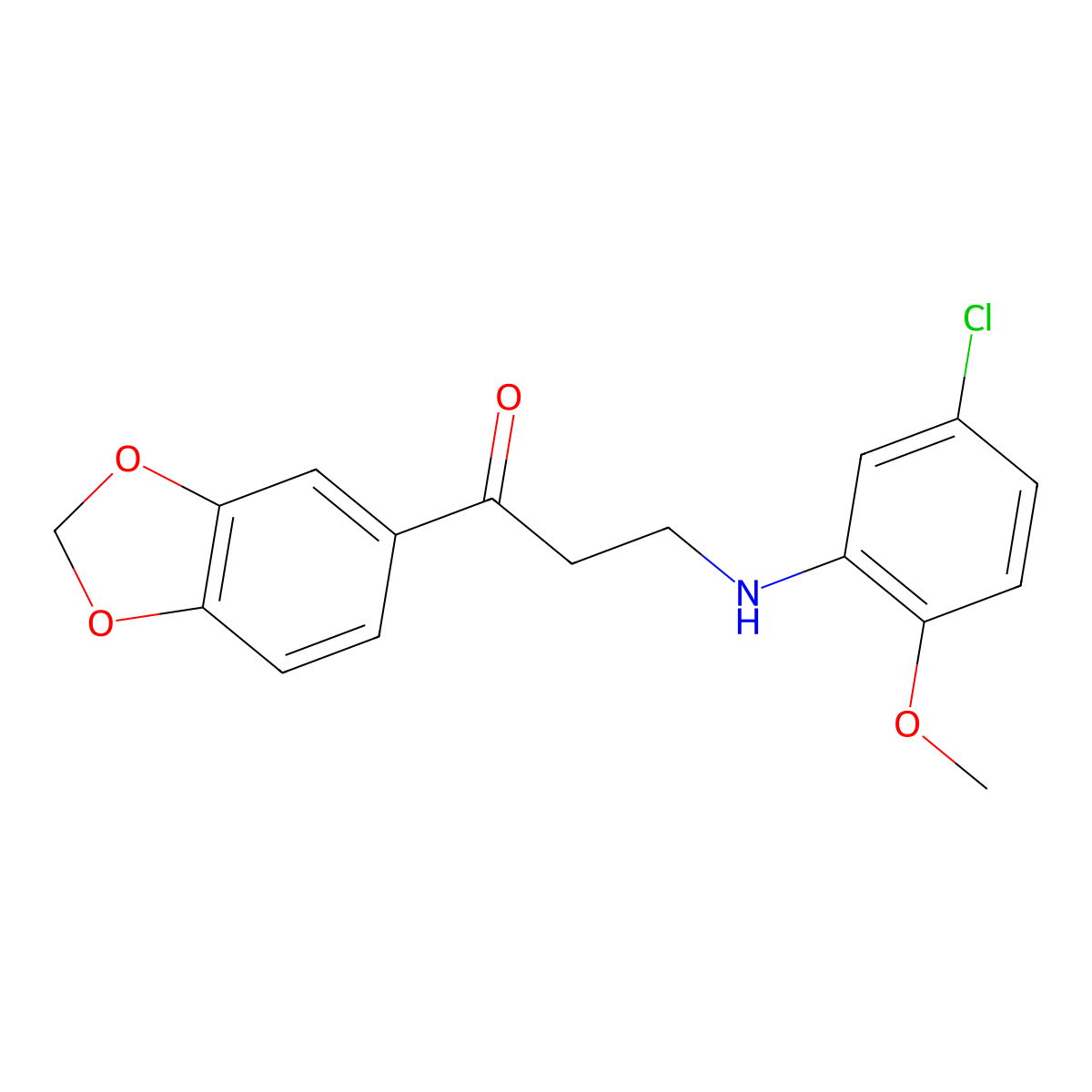 1-(1,3-Benzodioxol-5-YL)-3-(5-chloro-2-methoxyanilino)-1-propanone molecular structure, CAS 477328-94-2