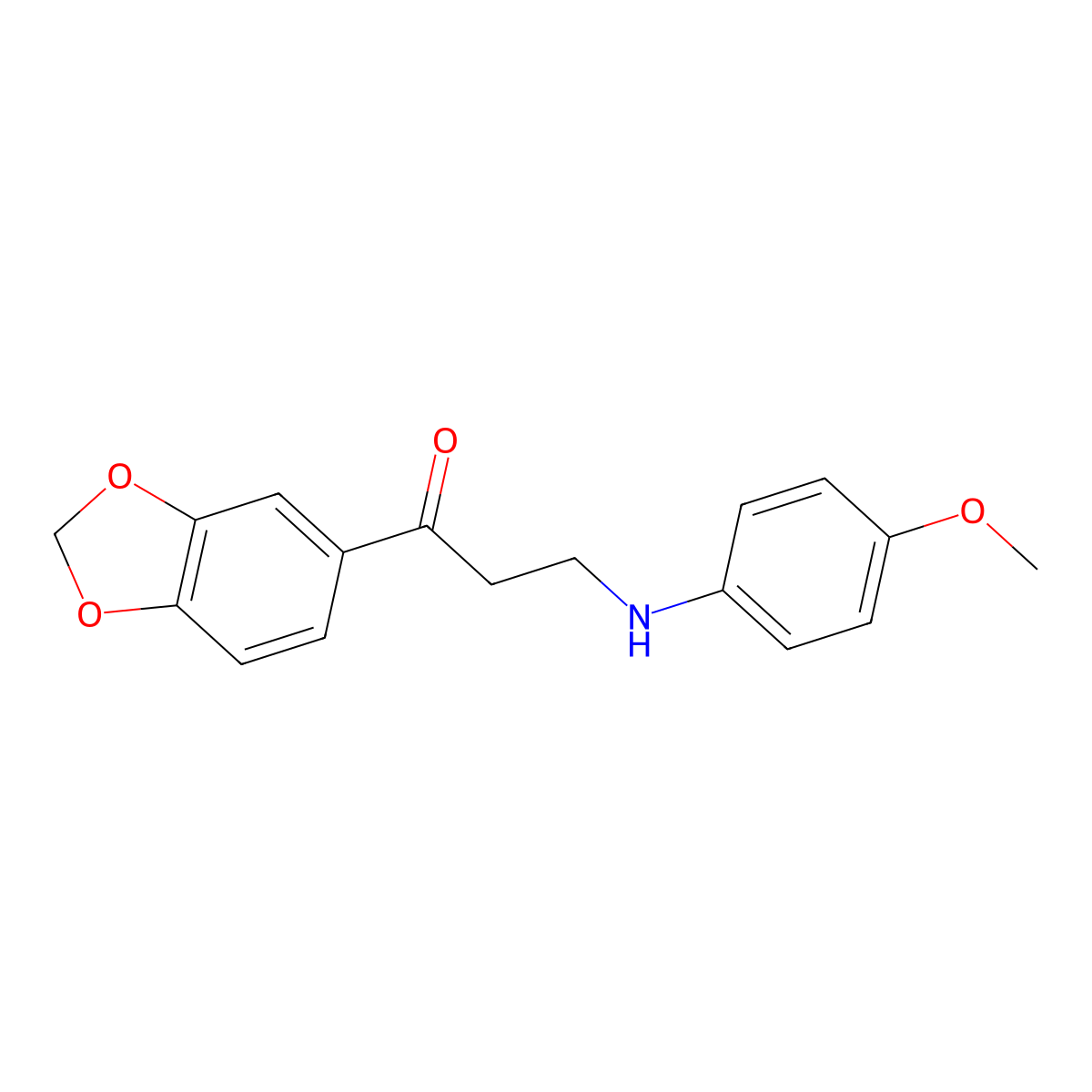 1-(1,3-Benzodioxol-5-YL)-3-(4-methoxyanilino)-1-propanone molecular structure, CAS 477333-83-8