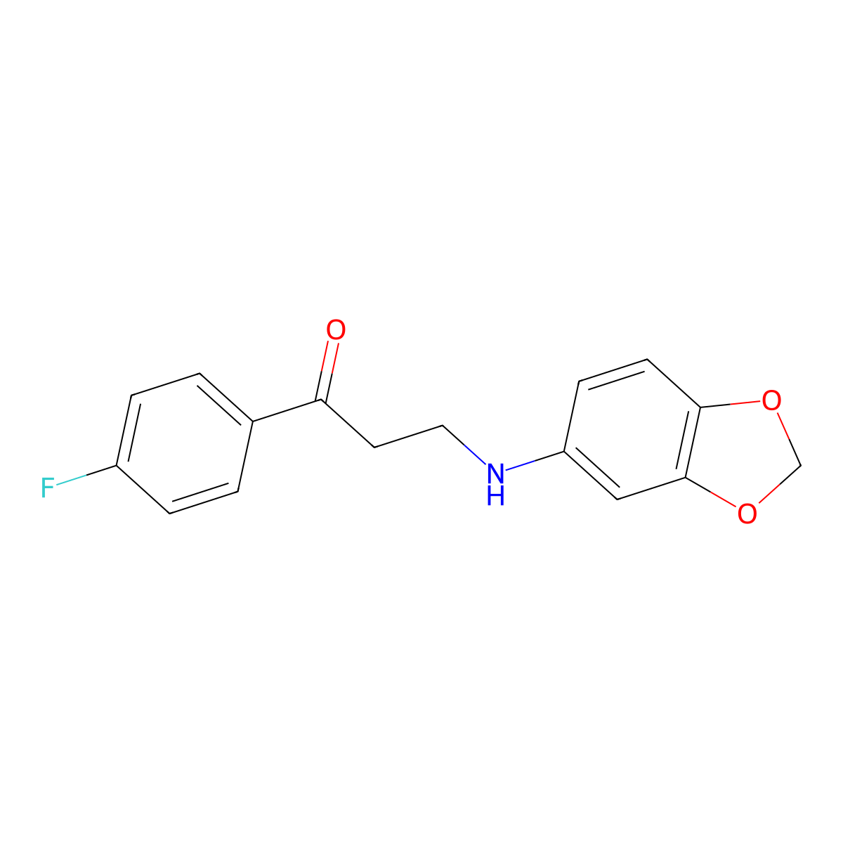 3-(1,3-Benzodioxol-5-ylamino)-1-(4-fluorophenyl)-1-propanone molecular structure, CAS 477333-88-3