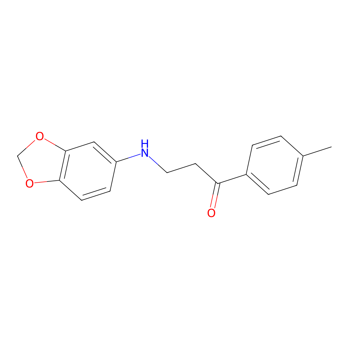 3-(1,3-Benzodioxol-5-ylamino)-1-(4-methylphenyl)-1-propanone molecular structure, CAS 477333-90-7