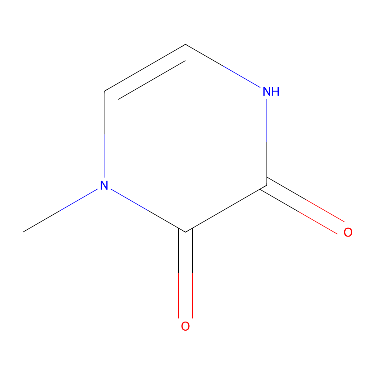 1-Methyl-1,2,3,4-tetrahydropyrazine-2,3-dione molecular structure, CAS 4774-11-2
