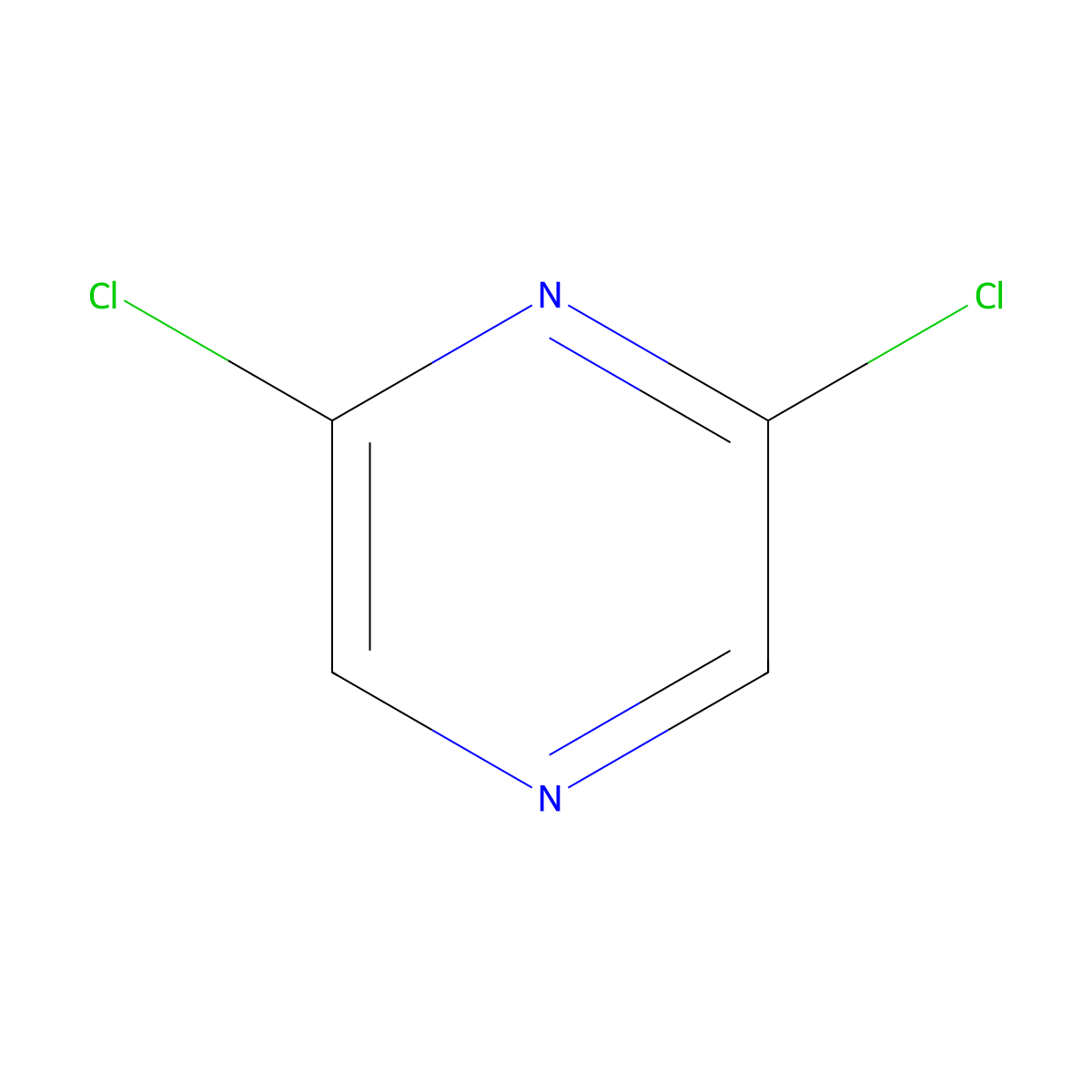 2,6-Dichloropyrazine molecular structure, CAS 4774-14-5