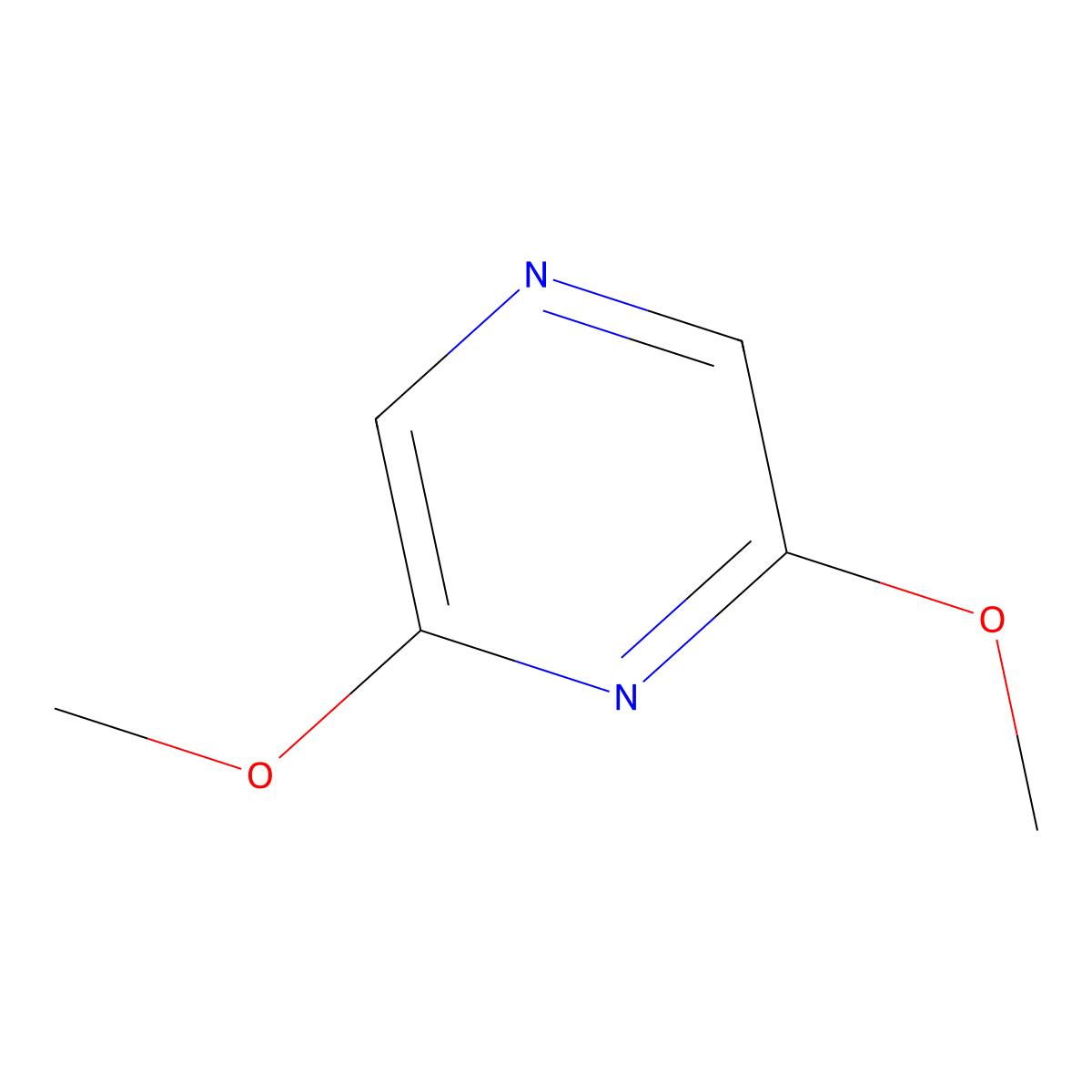 2,6-Dimethoxypyrazine molecular structure, CAS 4774-15-6