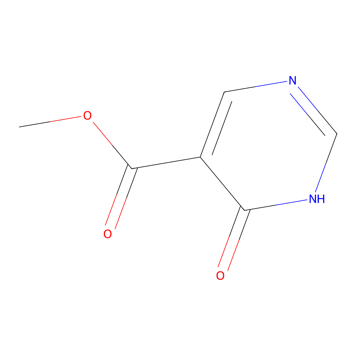 Methyl 4-hydroxypyrimidine-5-carboxylate molecular structure, CAS 4774-35-0