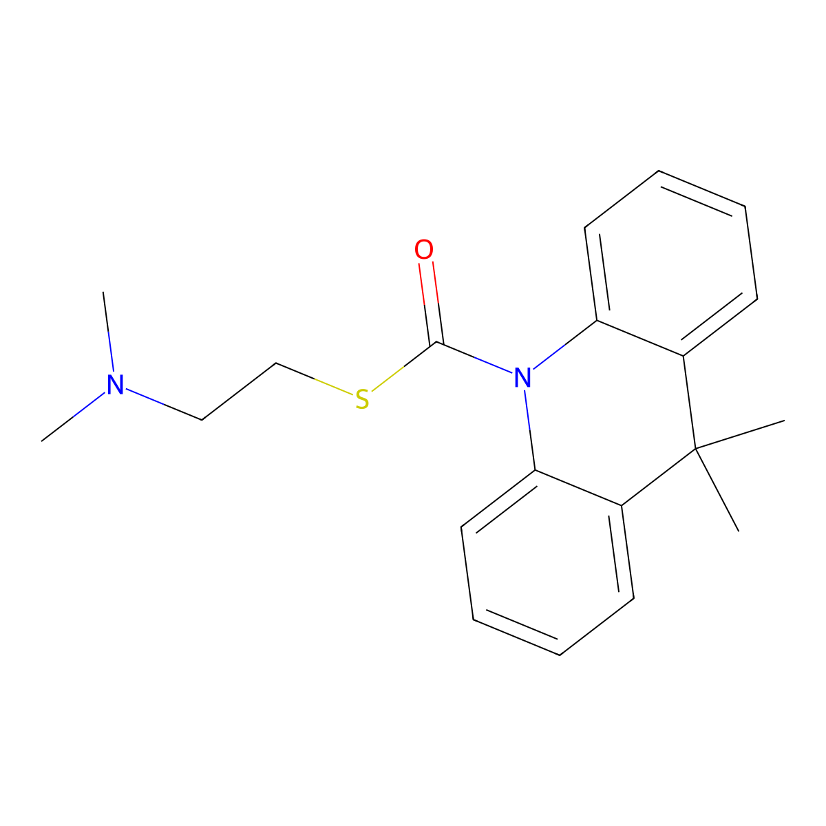 Botiacrine molecular structure, CAS 4774-53-2