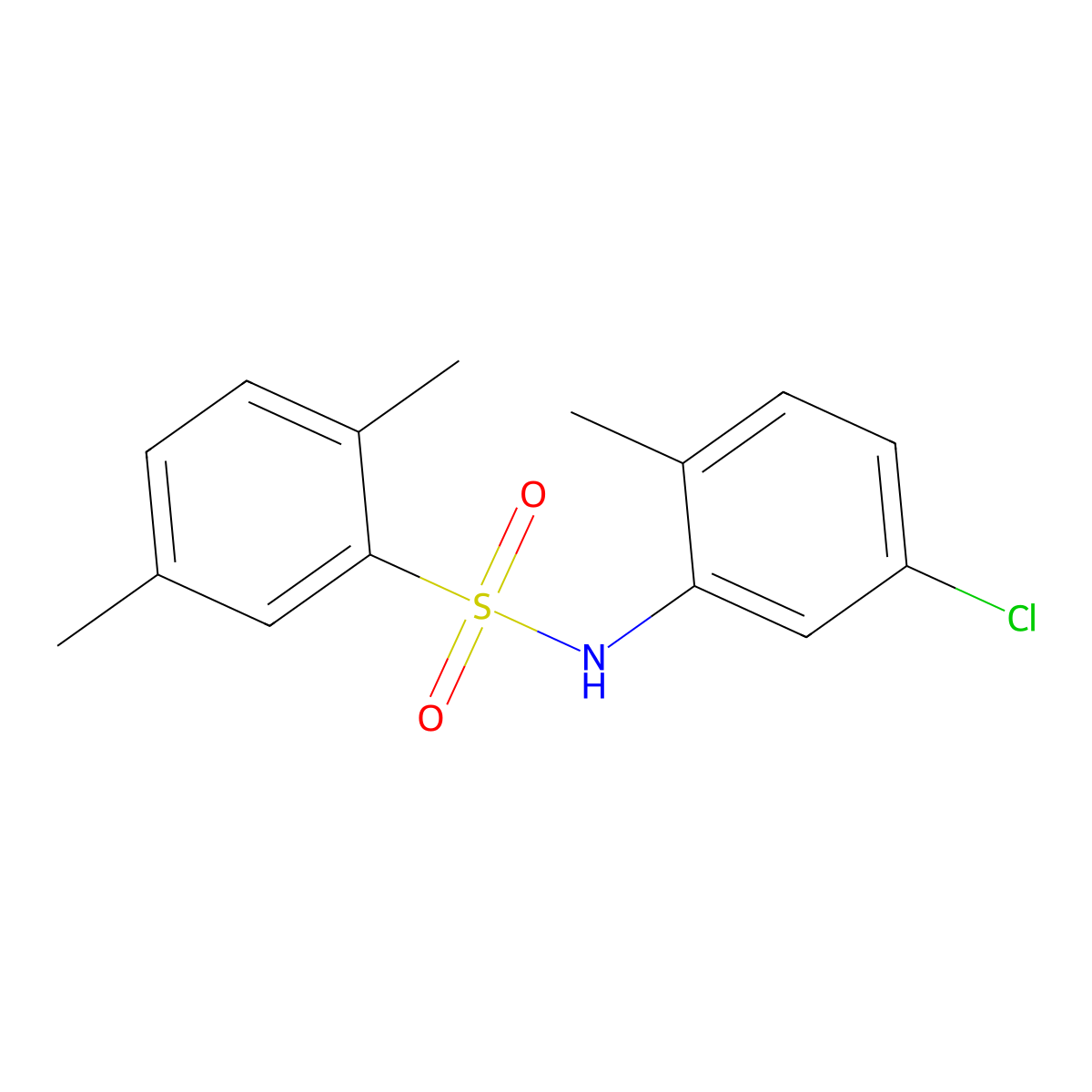 N-(5-chloro-2-methylphenyl)-2,5-dimethylbenzenesulfonamide molecular structure, CAS 477483-11-7